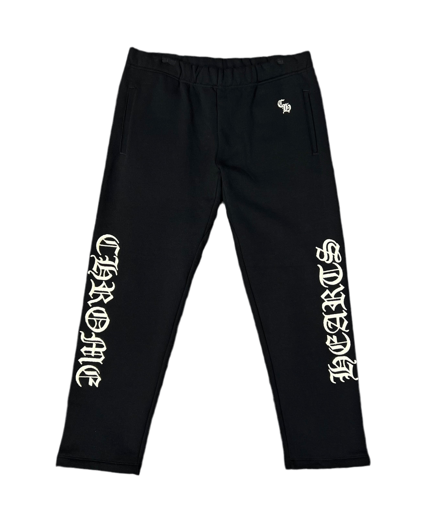 Chrome Hearts Script Embroidered Sweatpants Black
