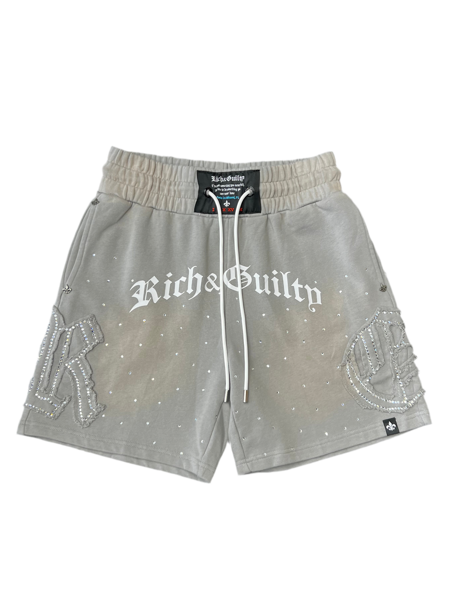 Rich & Guilty Shorts Grey