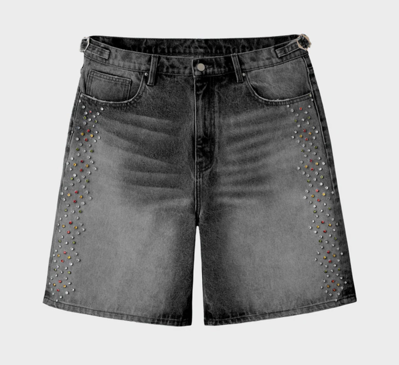 HMDD Rhinestone Denim Short