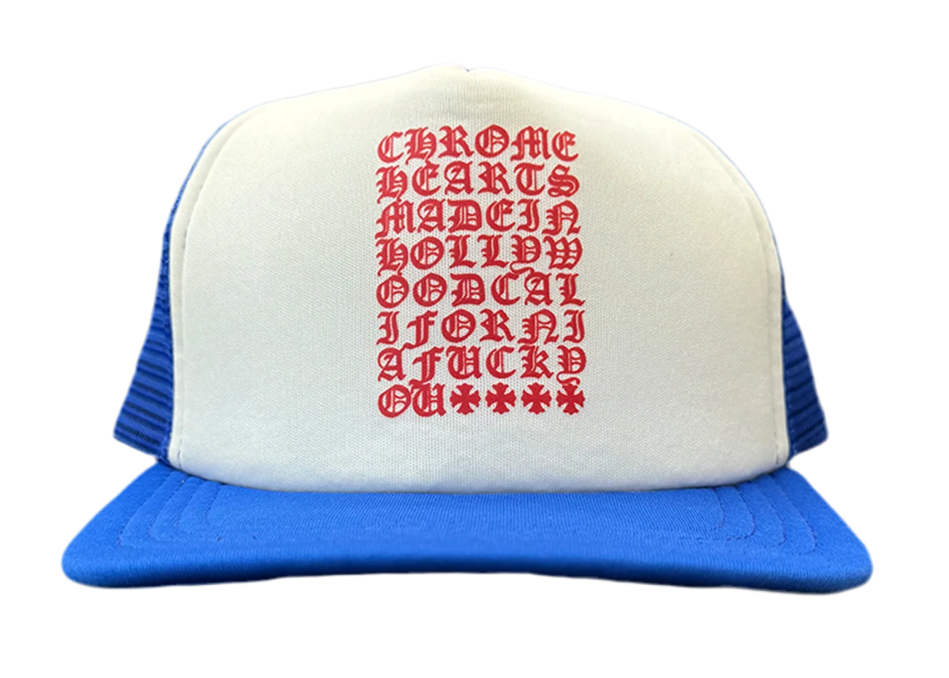 Chrome Hearts Eye Chart Trucker Hat