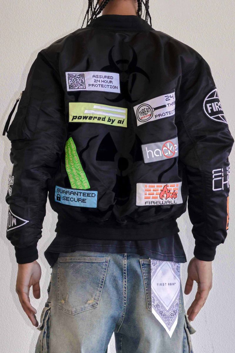 Caution Multi Patches Jacket