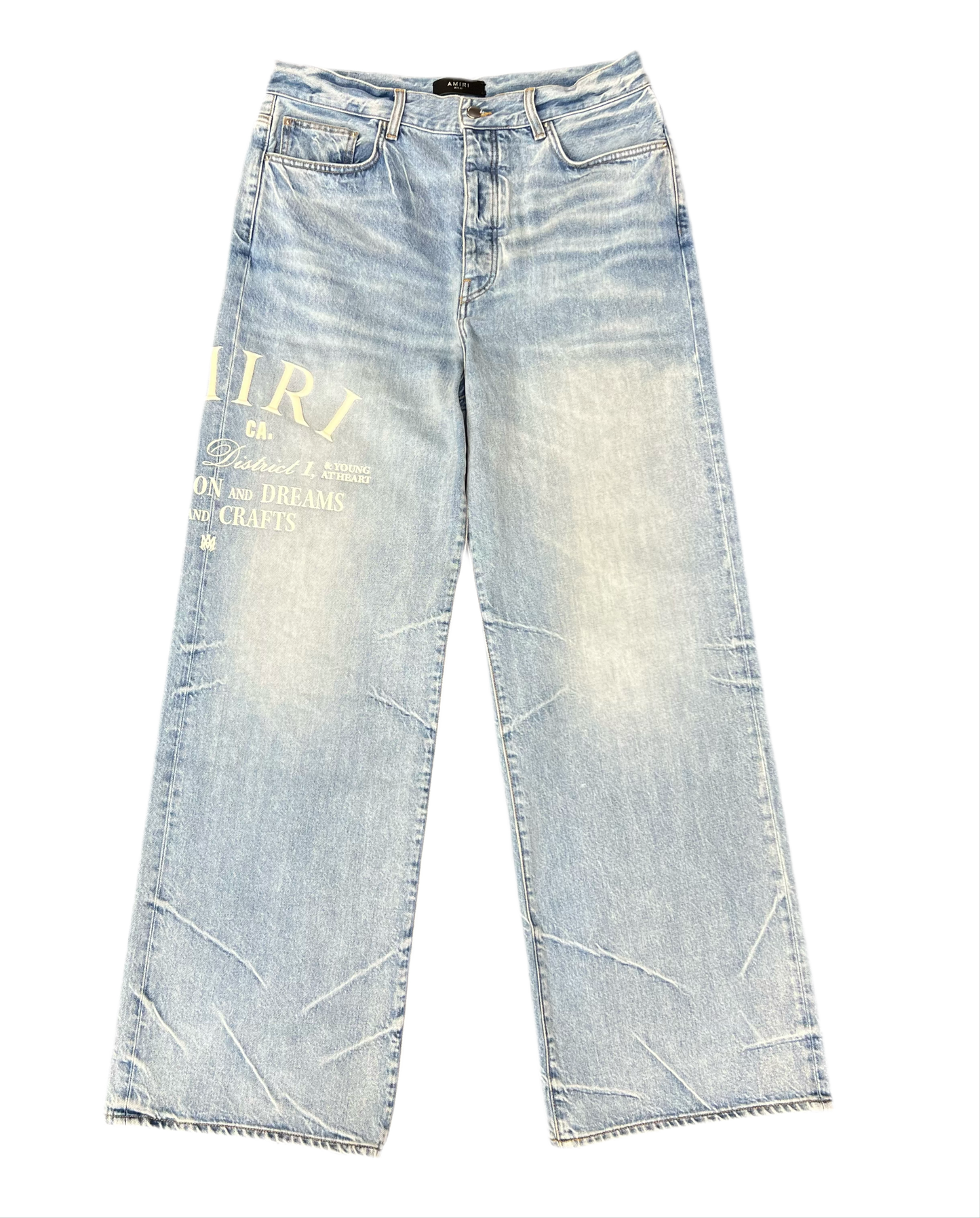 Amiri Logo Jean