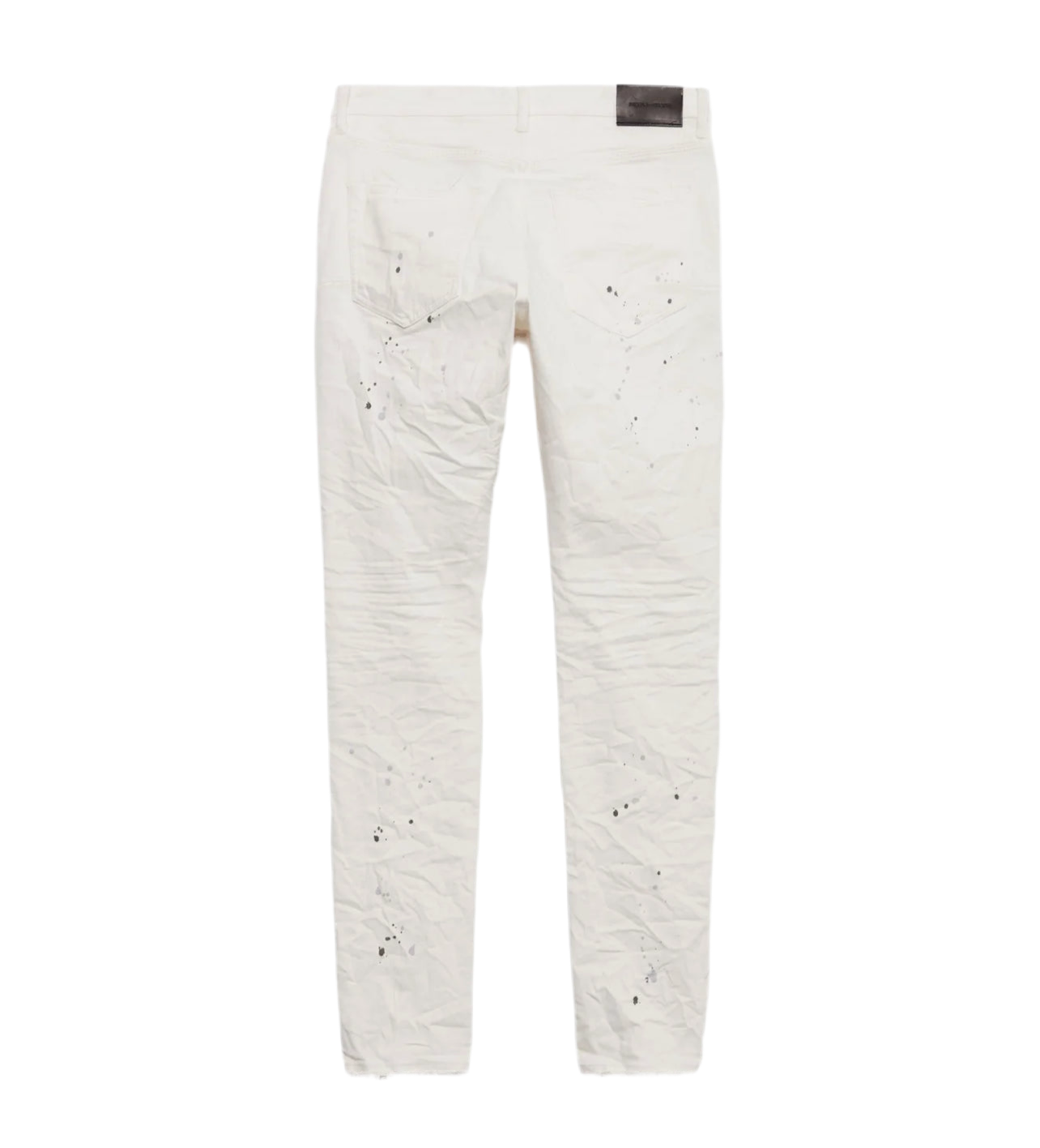 Purple Brand P001 Optic White Paint Blowout Jean