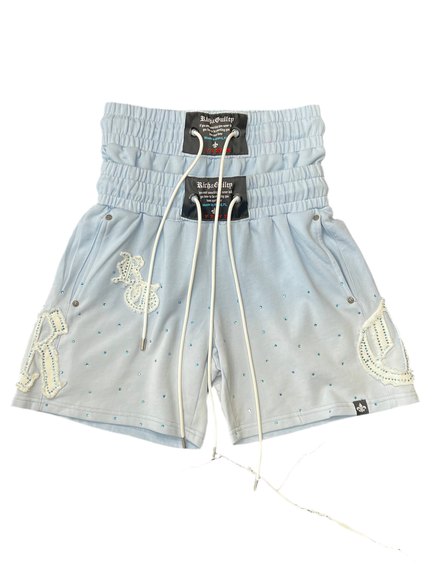 Rich & Guilty short Blue