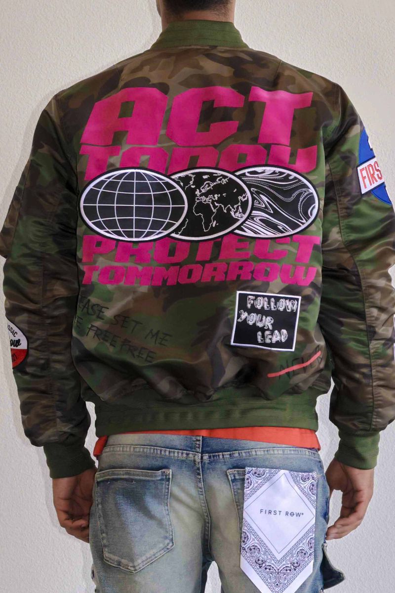 Multi Patch Camo Jacket