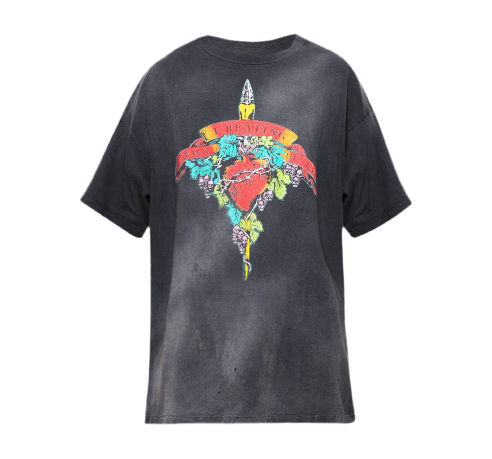 Saint Michael x Lastman Black T-shirt