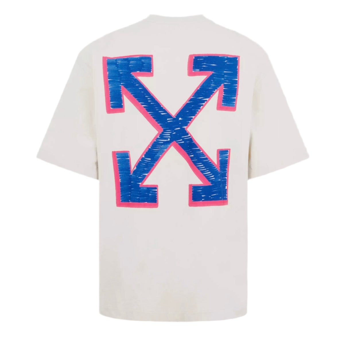 Off-White Sketch Arrow Tshirt Cream