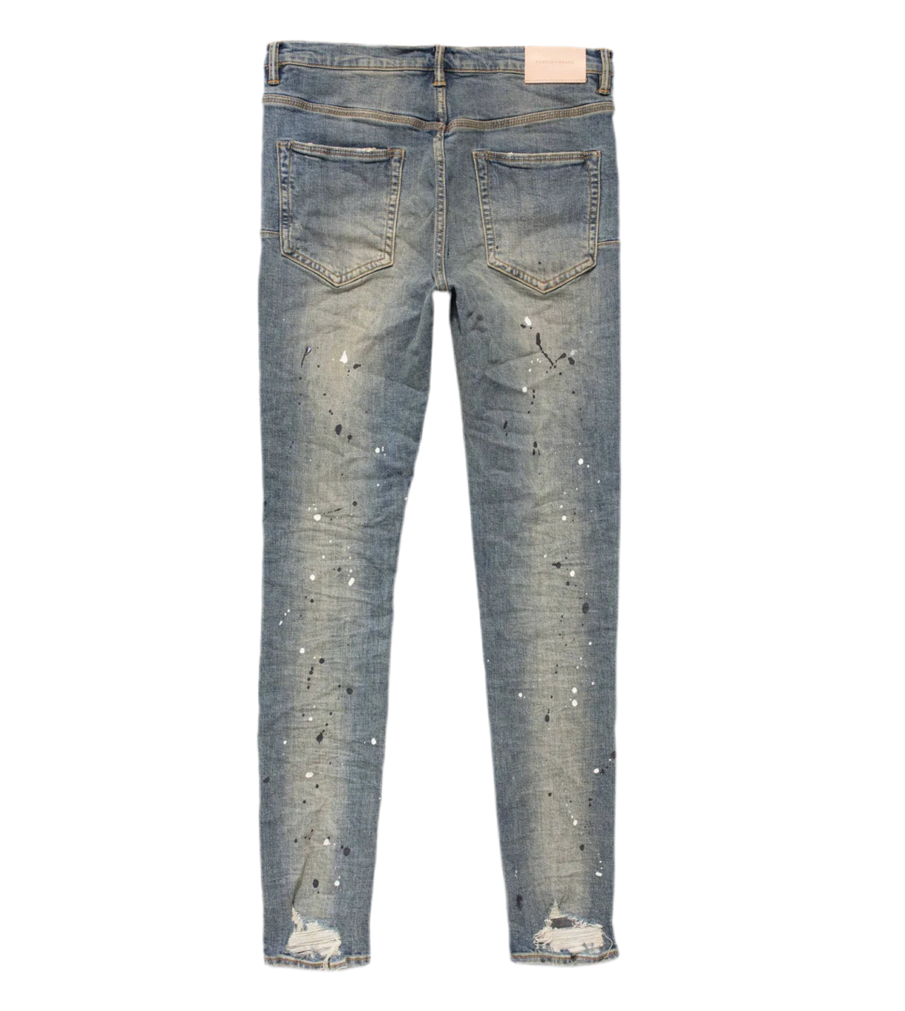 Purple Brand P002 Mid Indigo Destroy Paint Jean