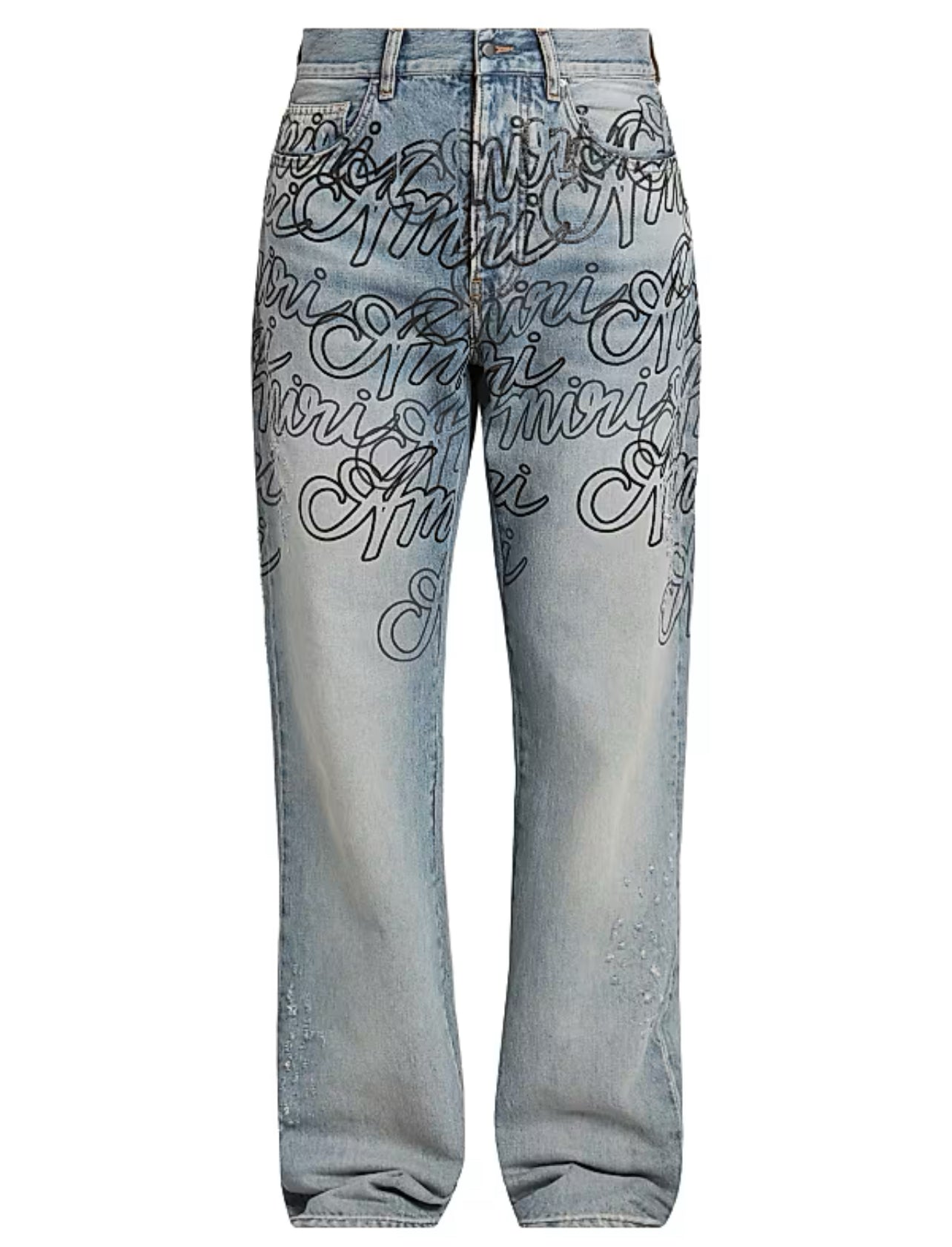 Amiri Logo Script Denim Jeans