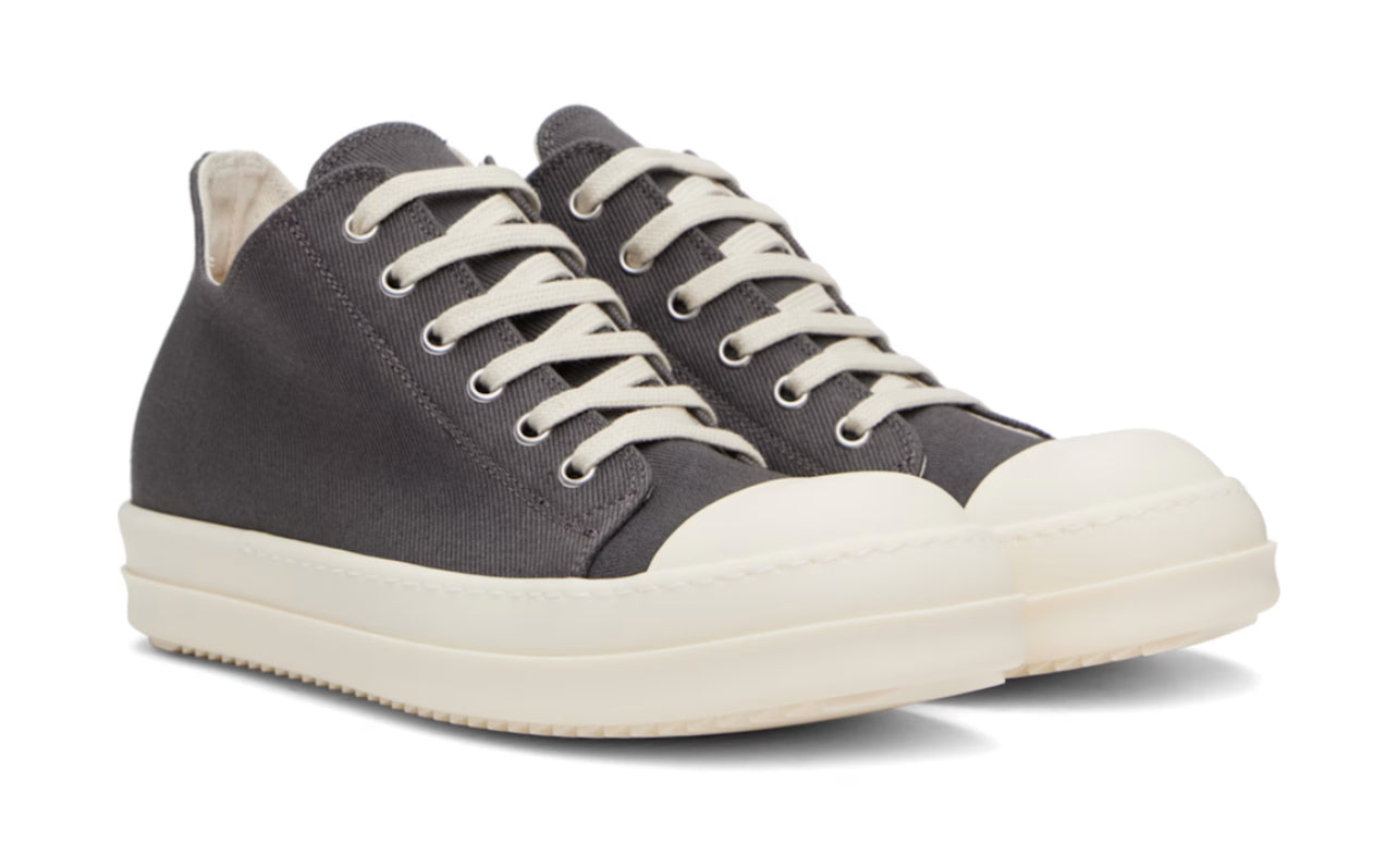 Rick Owens Hollywood Dusk Milk Low Sneakers