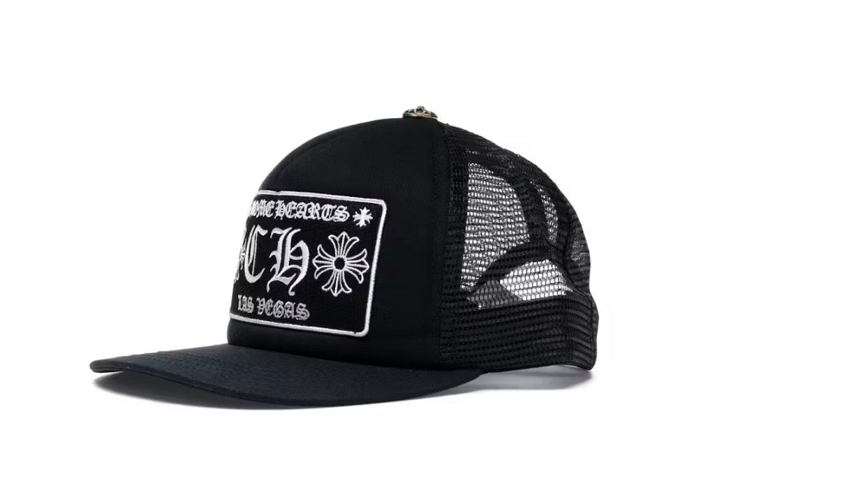 Chrome Hearts LV Trucker Hat Black
