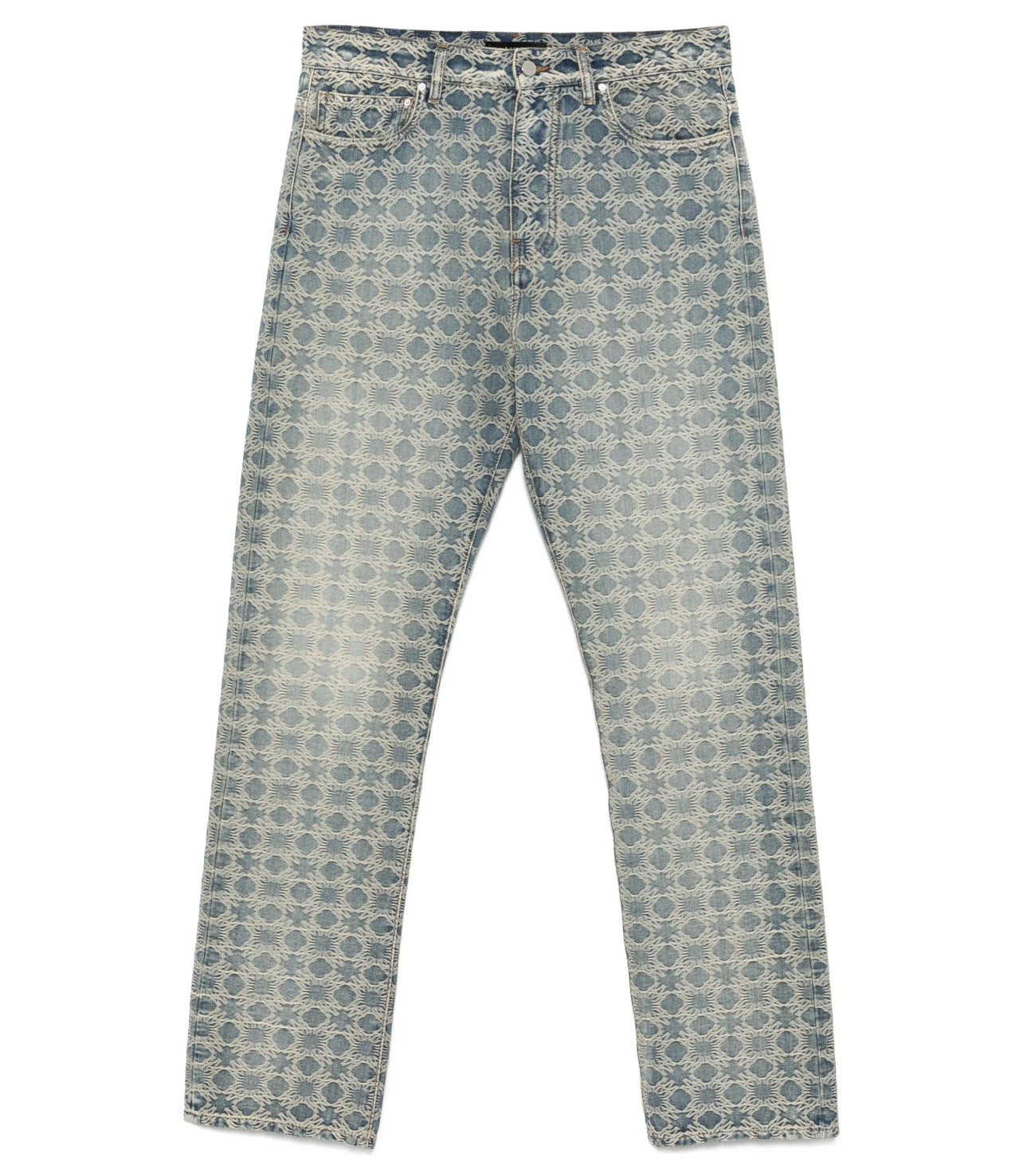 Amiri Logo Straight Jeans