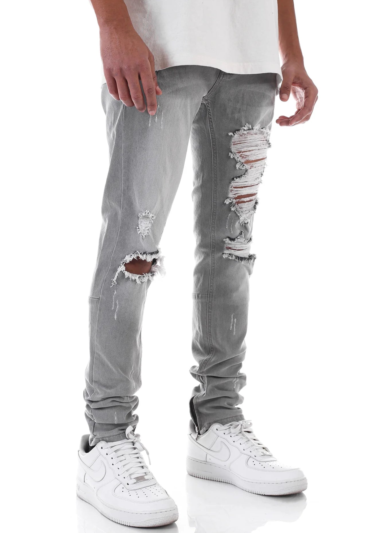 Ripped Denim Jeans