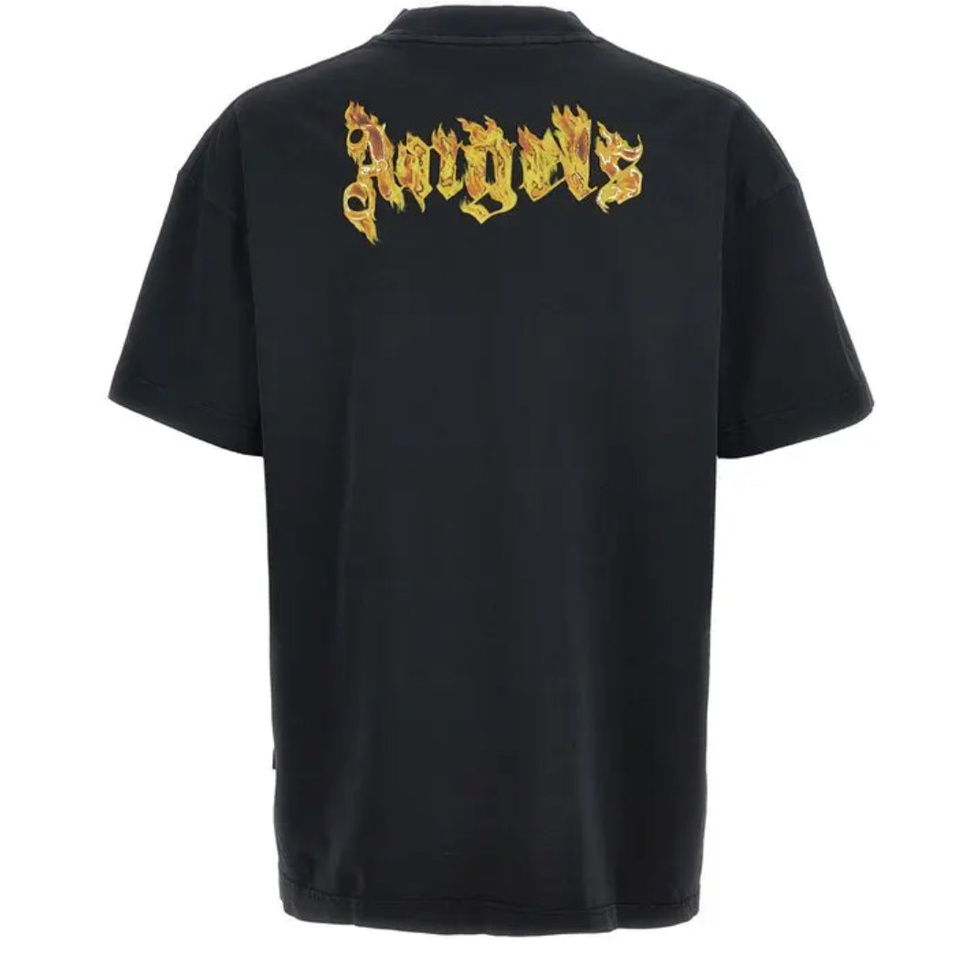 Palm Angels Burning Logo Tshirt