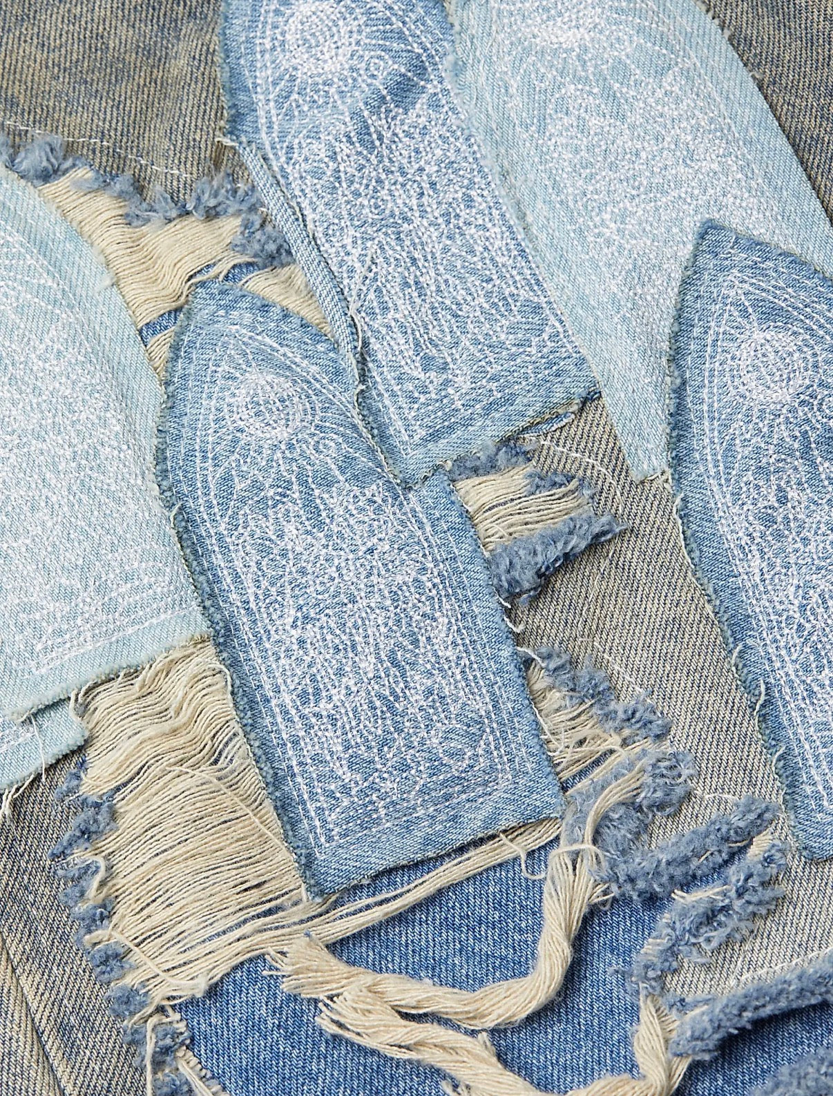 Who Decides War Patchwork Jeans