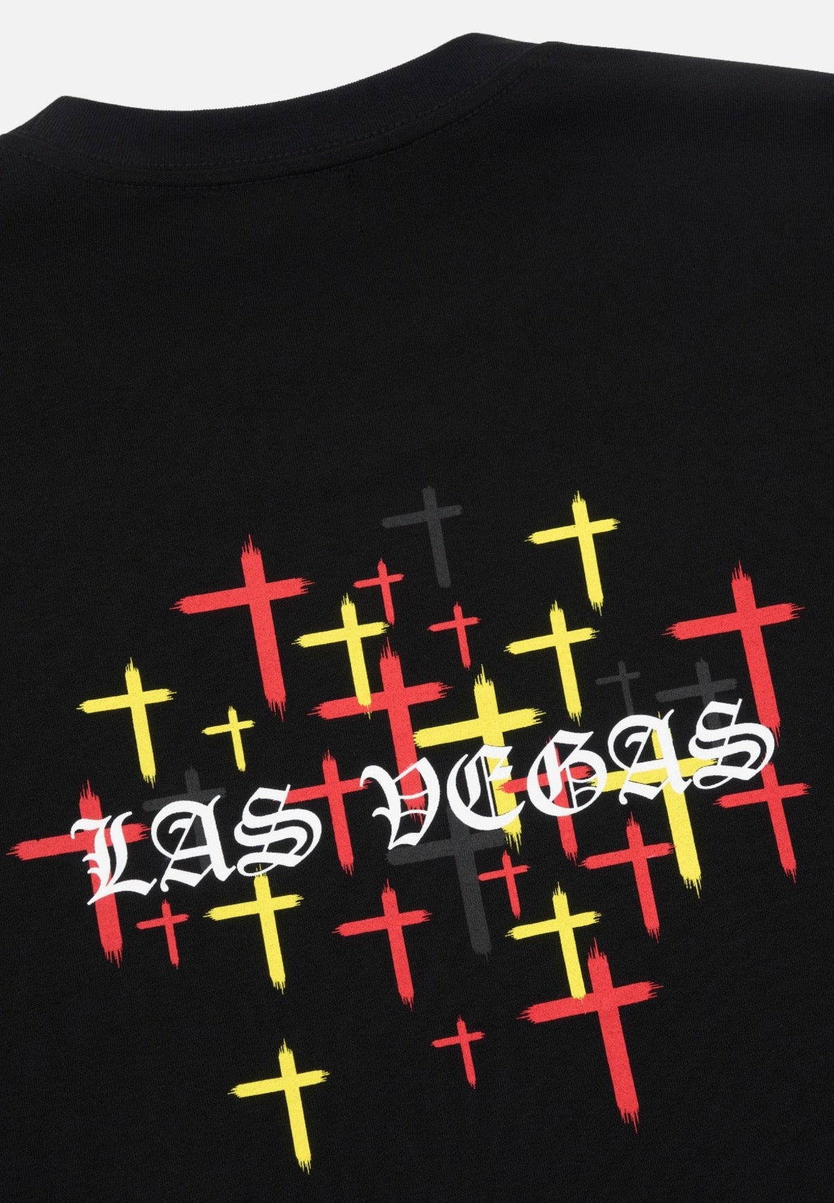 RTA Colin Oversized Black Old English LV Tee