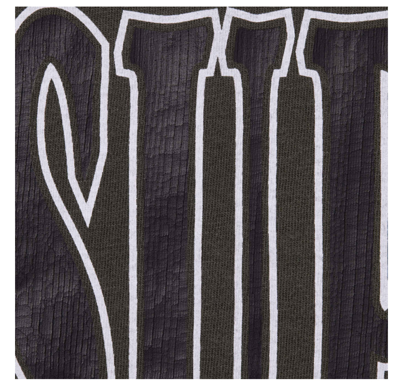 Supreme Cracked Logo Tee