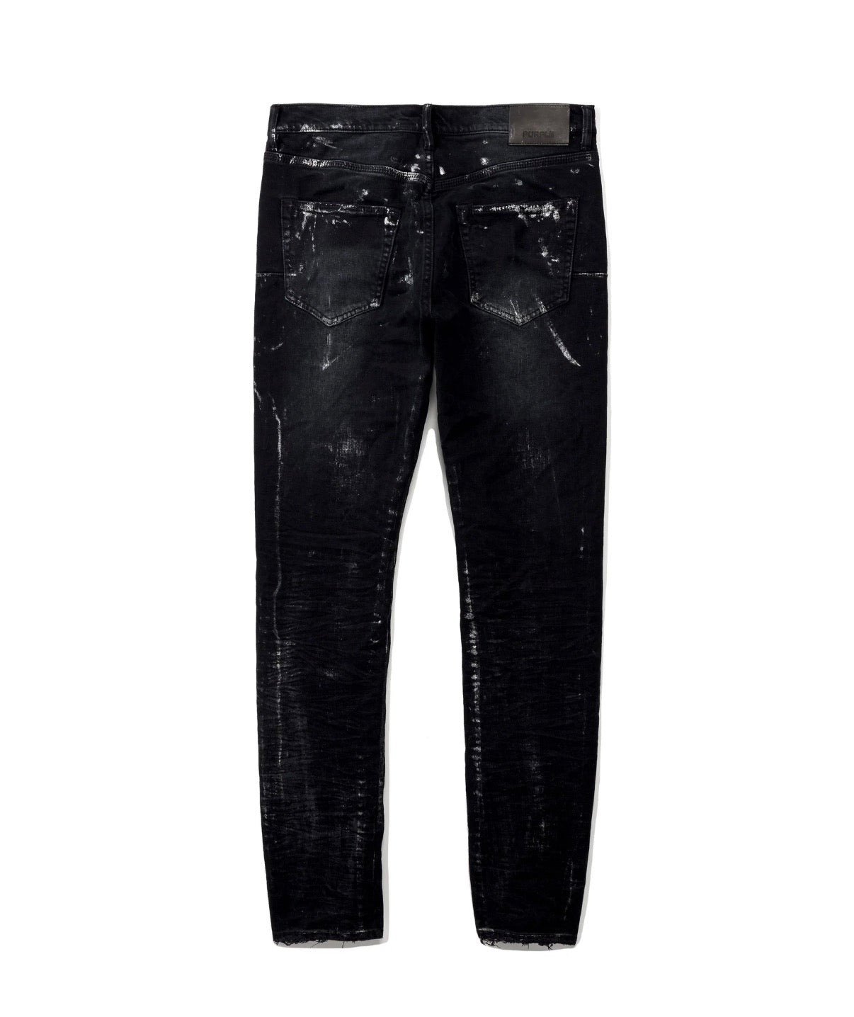Purple Brand P001 Black Metallic Denim