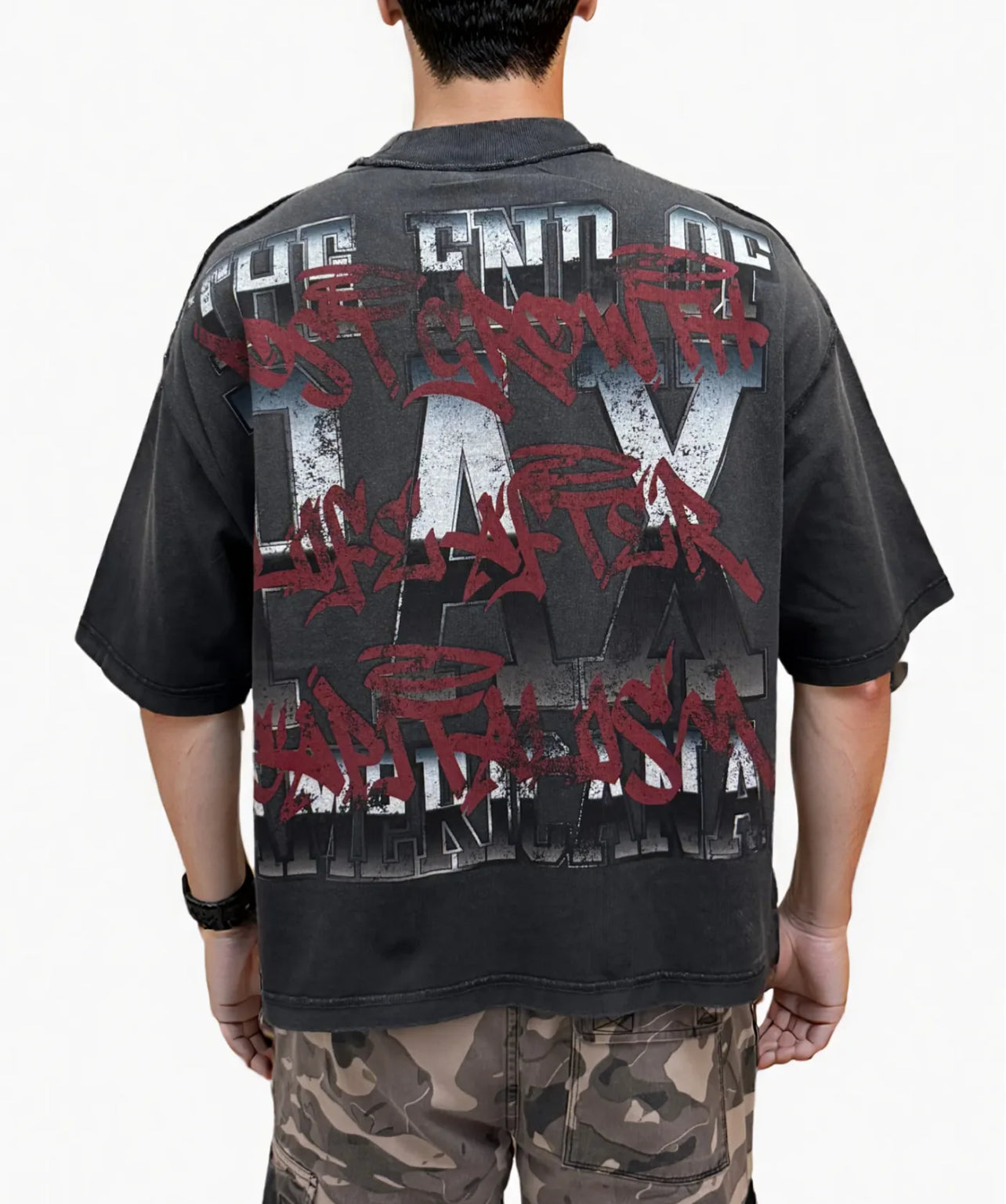 Welcome To The Dark Age Cropped Tshirt