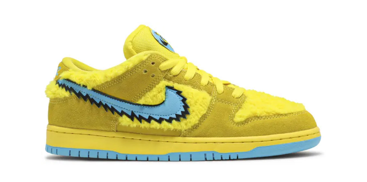 Dunk SB Low Grateful Dead Bears Opti Yellow CJ5378-700