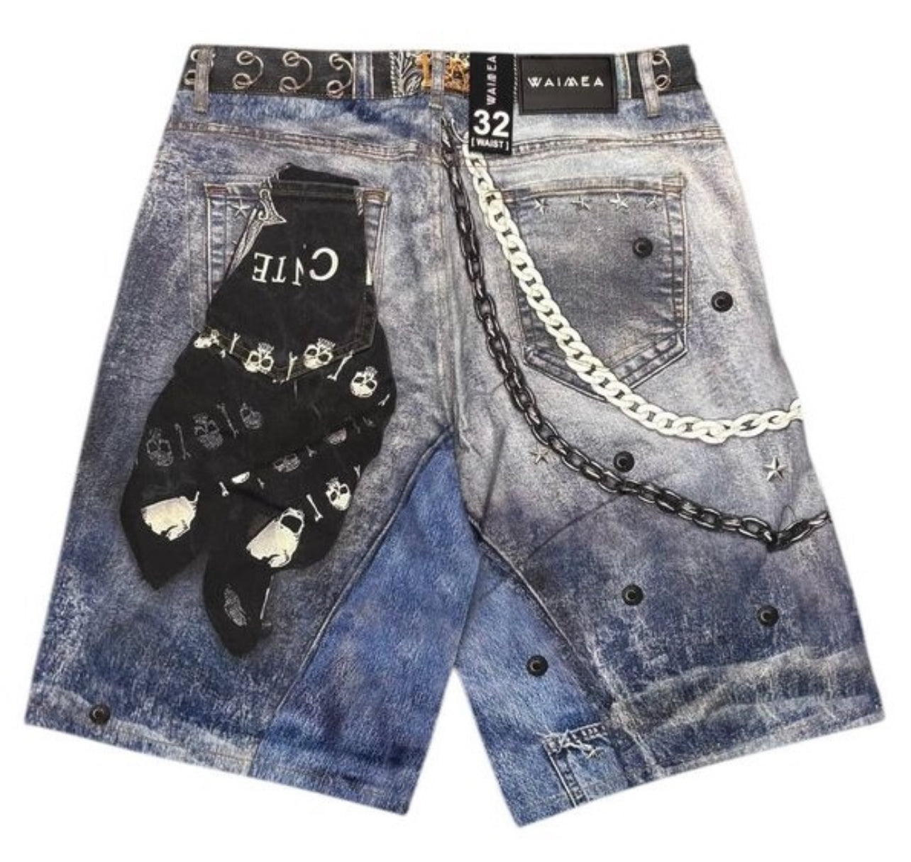 3D Printed Denim Short