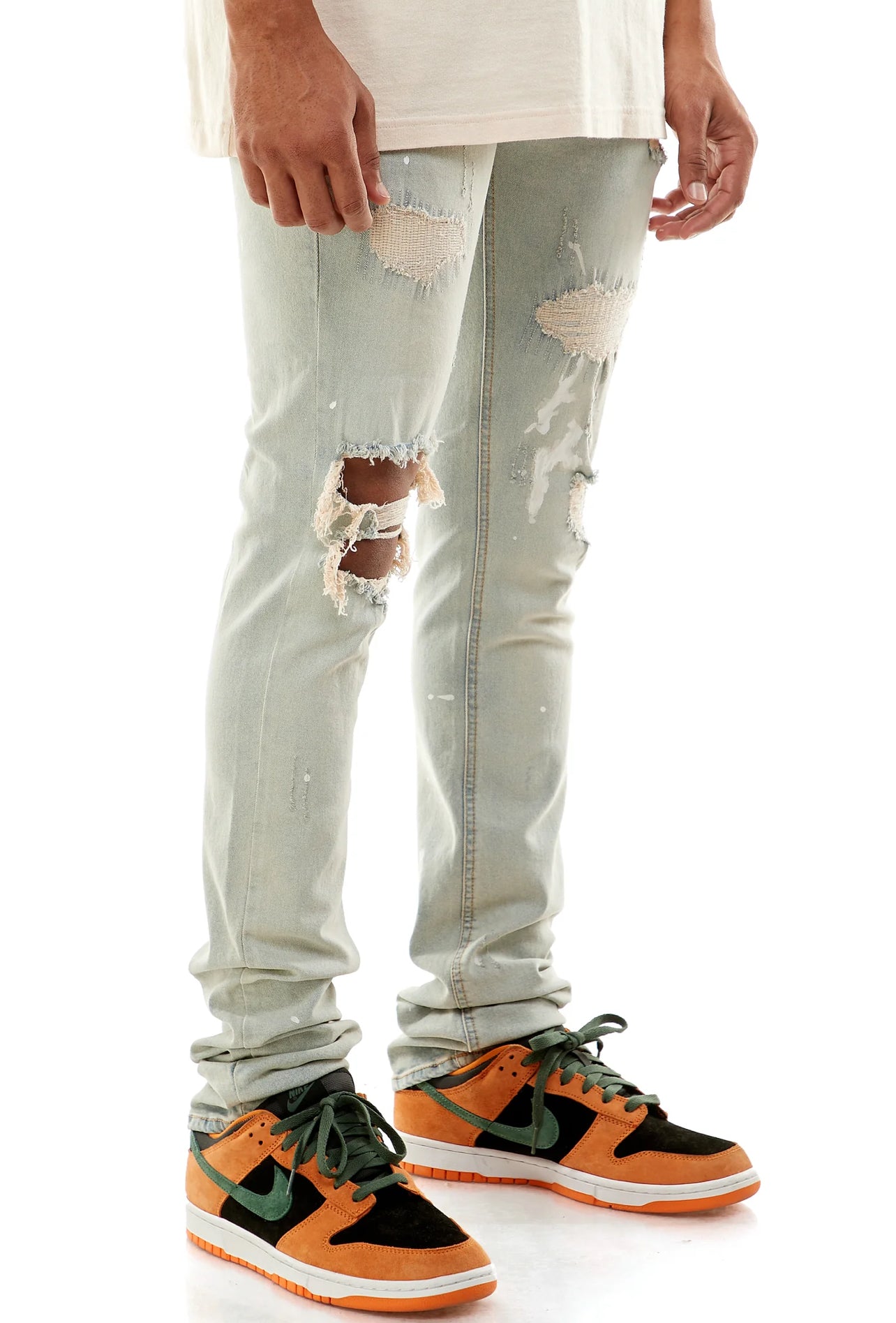 Ripped Denim Jeans