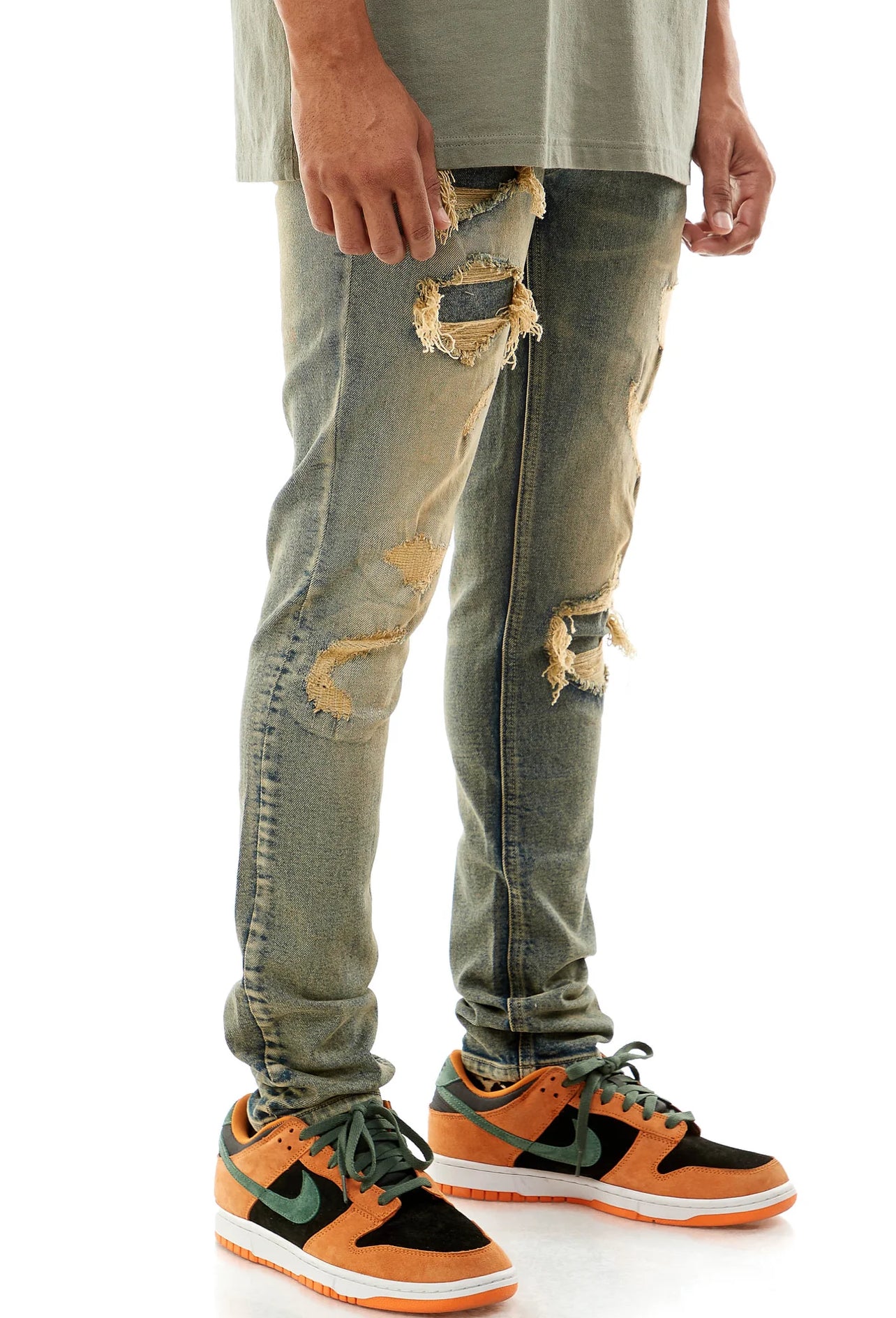 Ripped Denim Jeans