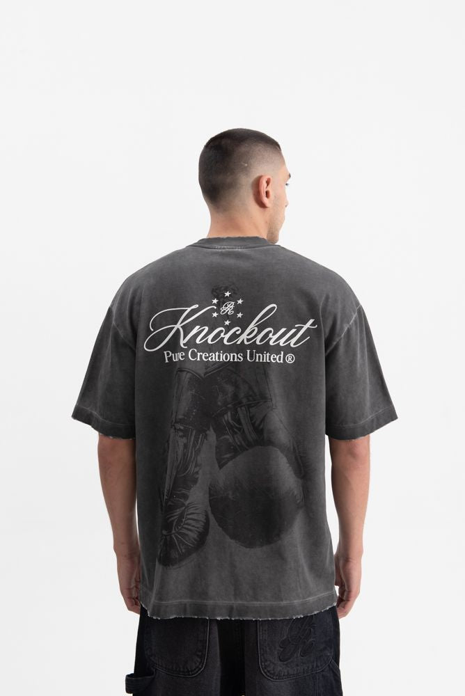 Knockout Black Gloves Tshirt