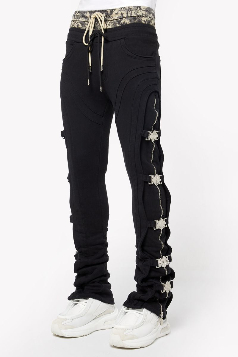 Double Waist Obsidian Premium Sweatpants