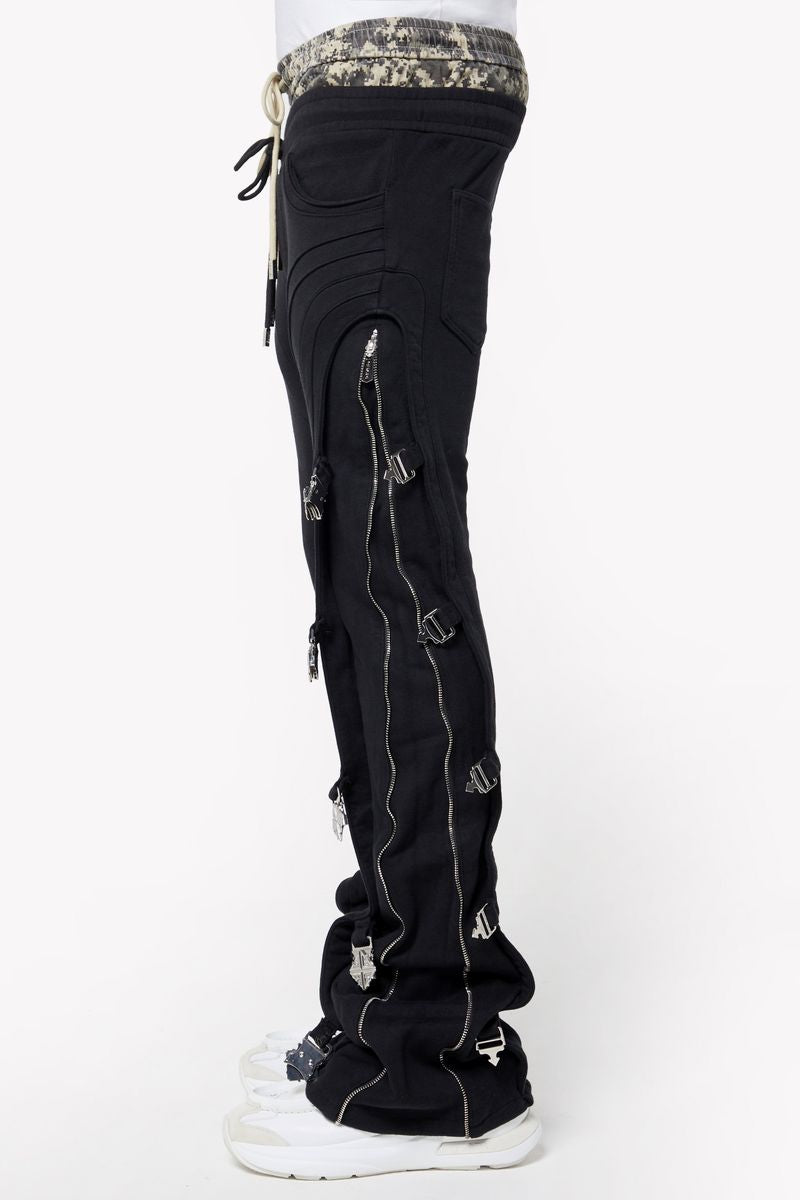 Double Waist Obsidian Premium Sweatpants