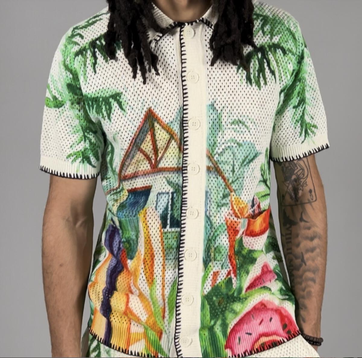 Tropical Knit Shirt