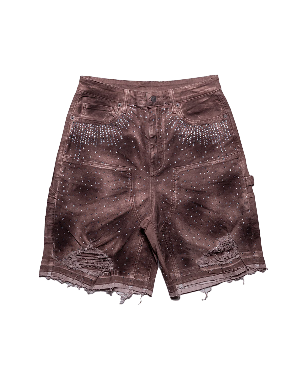 Diamond Denim Short Burnt