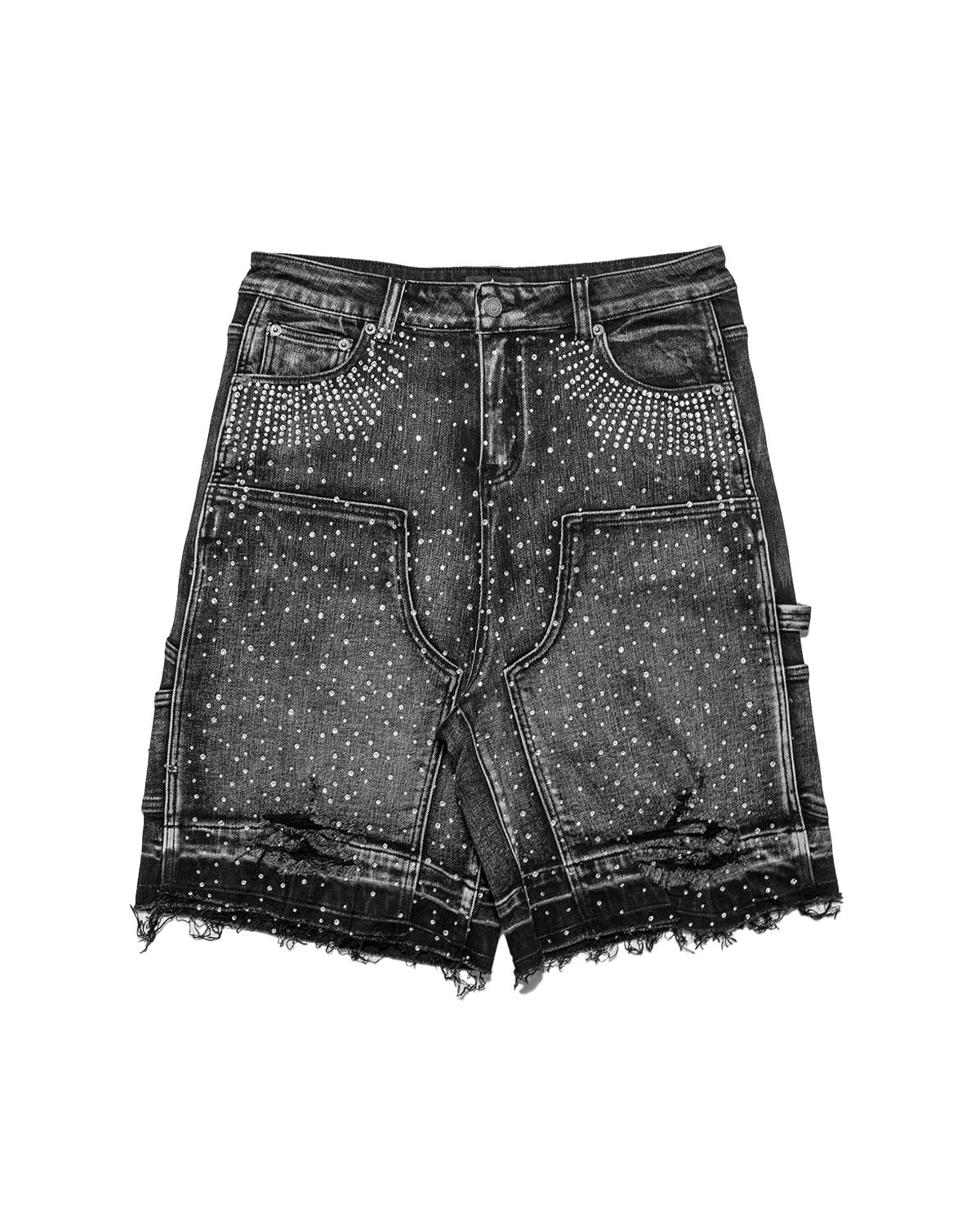 Diamond Denim Short Grey