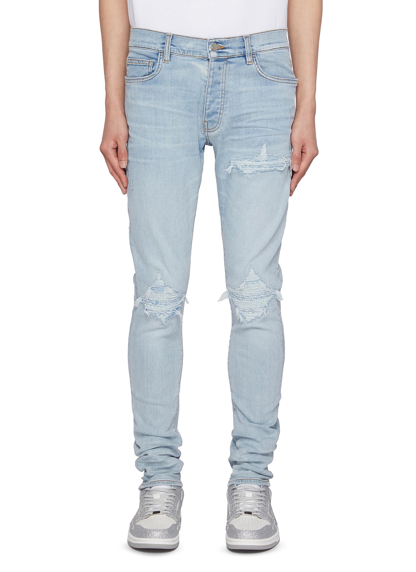 Amiri Distressed Slim Fit Jeans