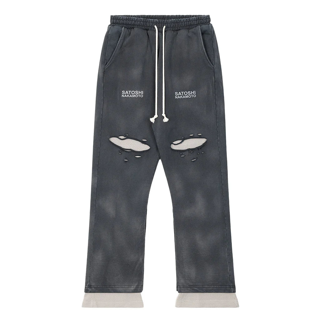 Satoshi Nakamoto Layered Sweatpant