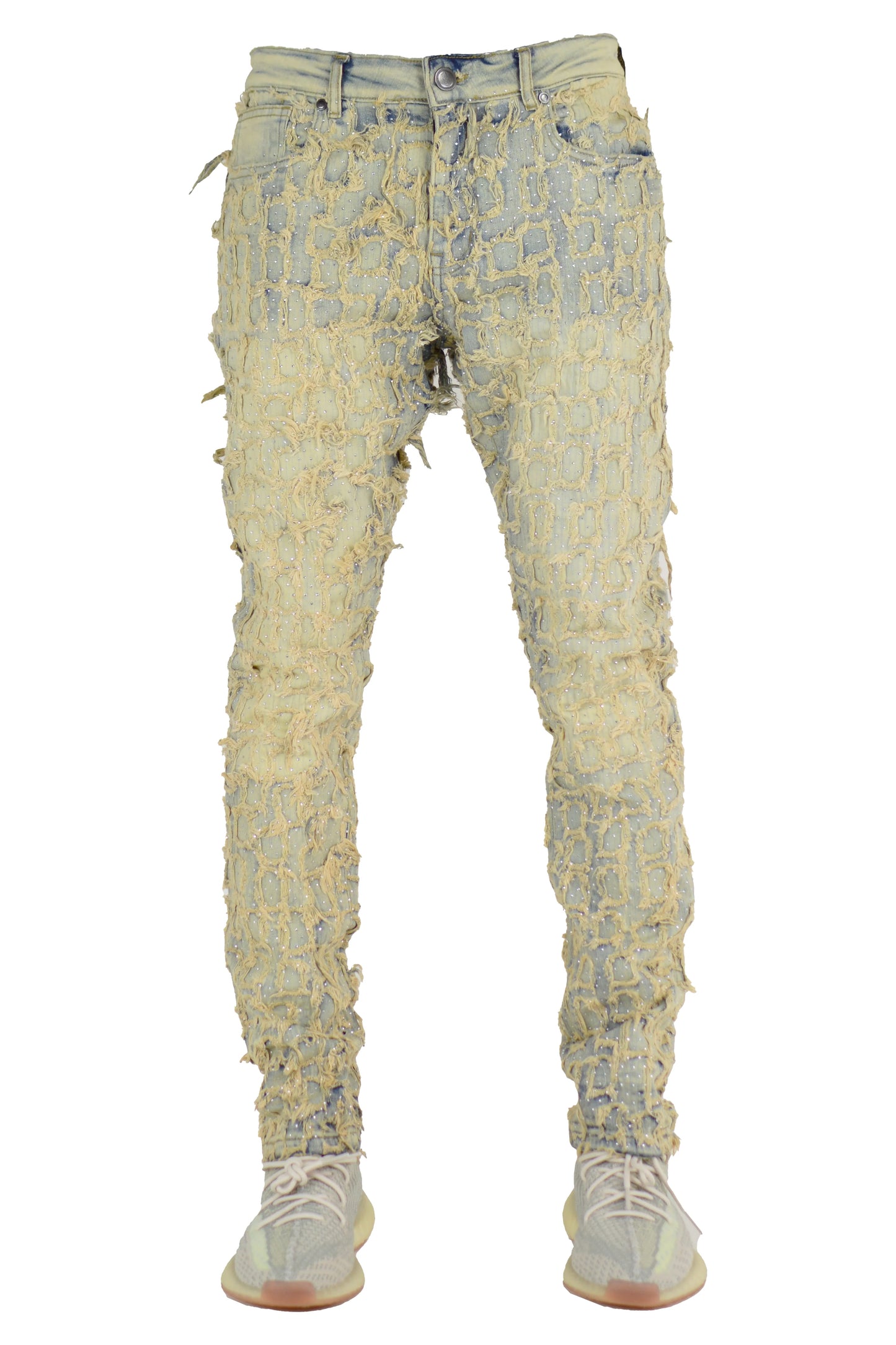 Slim Fit Denim Jean Rhinestones