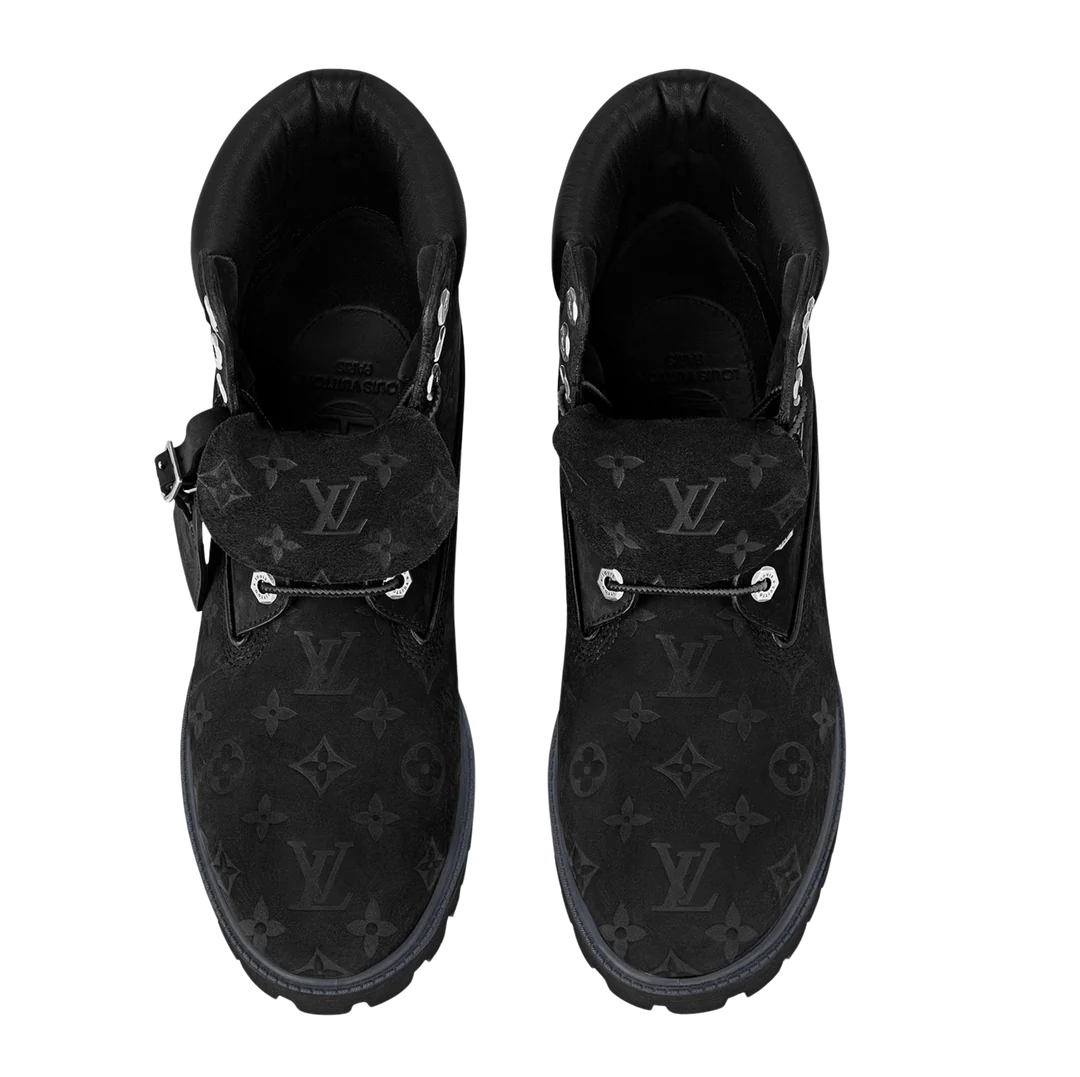 Louis Vuitton x Timberland 6" Ankle Boot Black Monogram