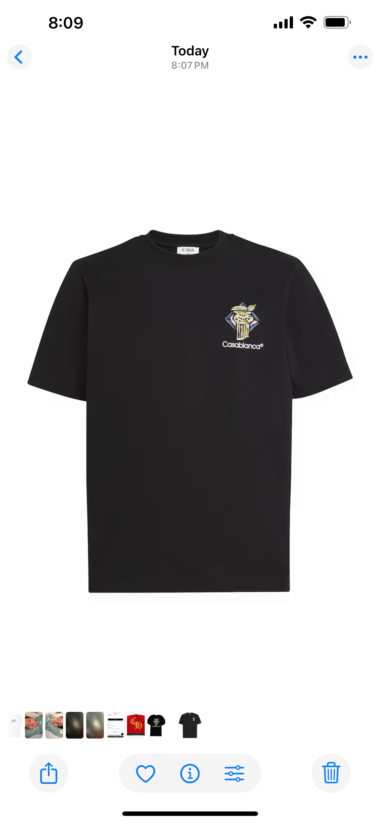 Casablanca Diamond Column Tshirt