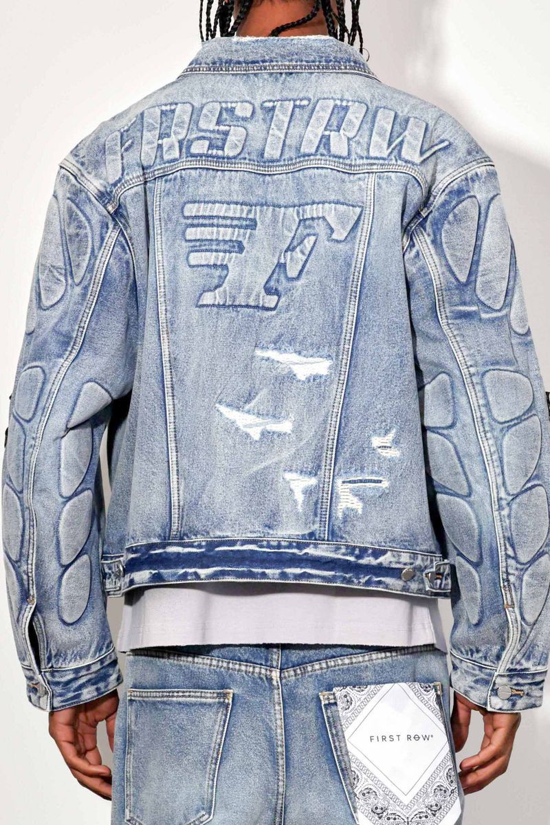 Fast Life Washed Denim Jacket