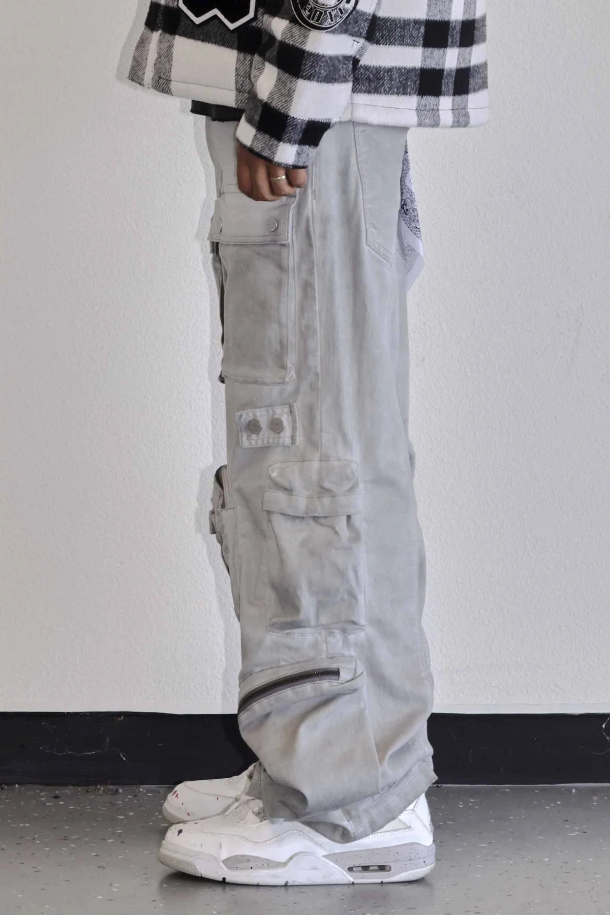 Utility Cargo Denim Jeans