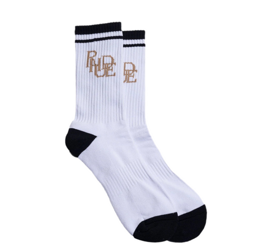 Rhude Scribble Logo Socks