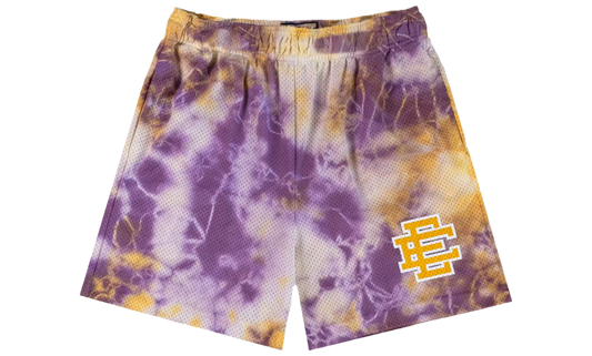 EE Basic Shorts Purple Tie Dye