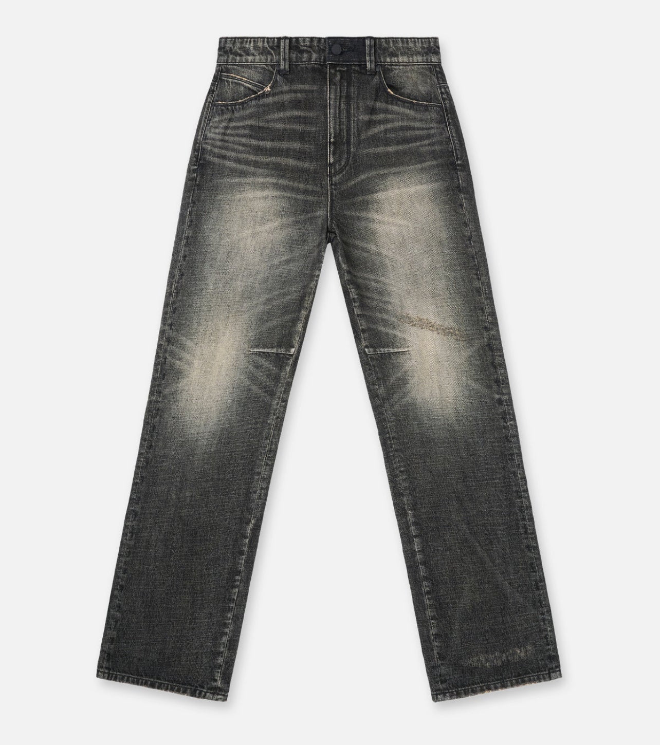 RTA Jonas Ash Storm Side Cross Denim Jean