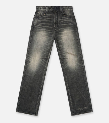 RTA Jonas Ash Storm Side Cross Denim Jean