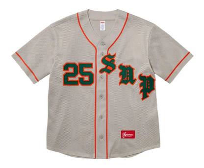Supreme Old English Baseball Jersey