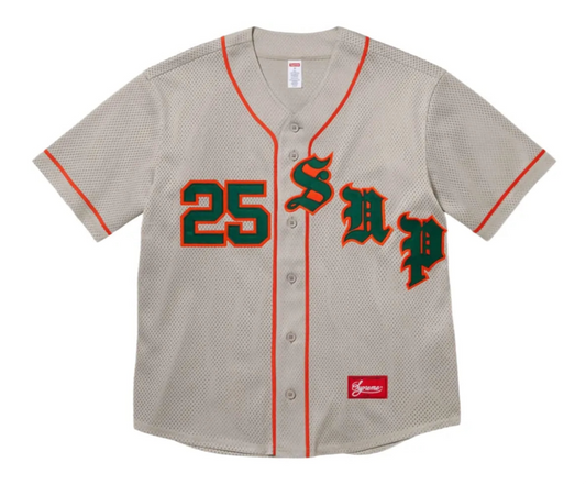 Supreme Old English Baseball Jersey