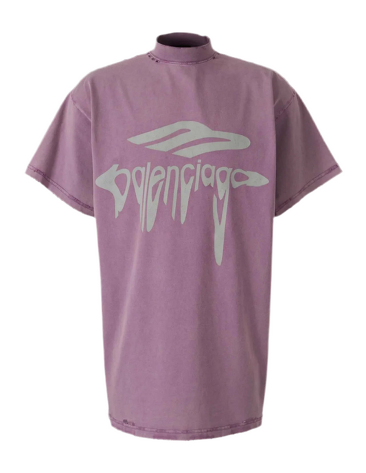 Balenciaga 3b Liquefied Oversized Tee