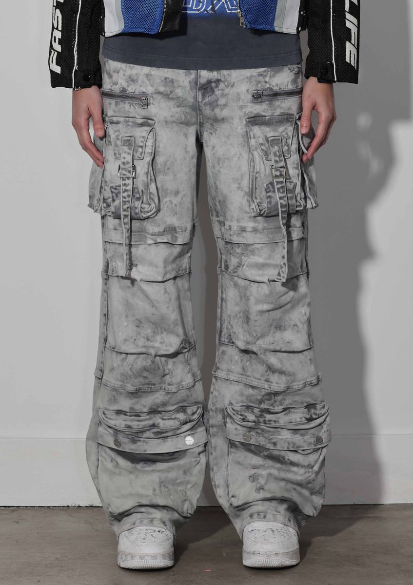 Utility Cargo Denim Jeans