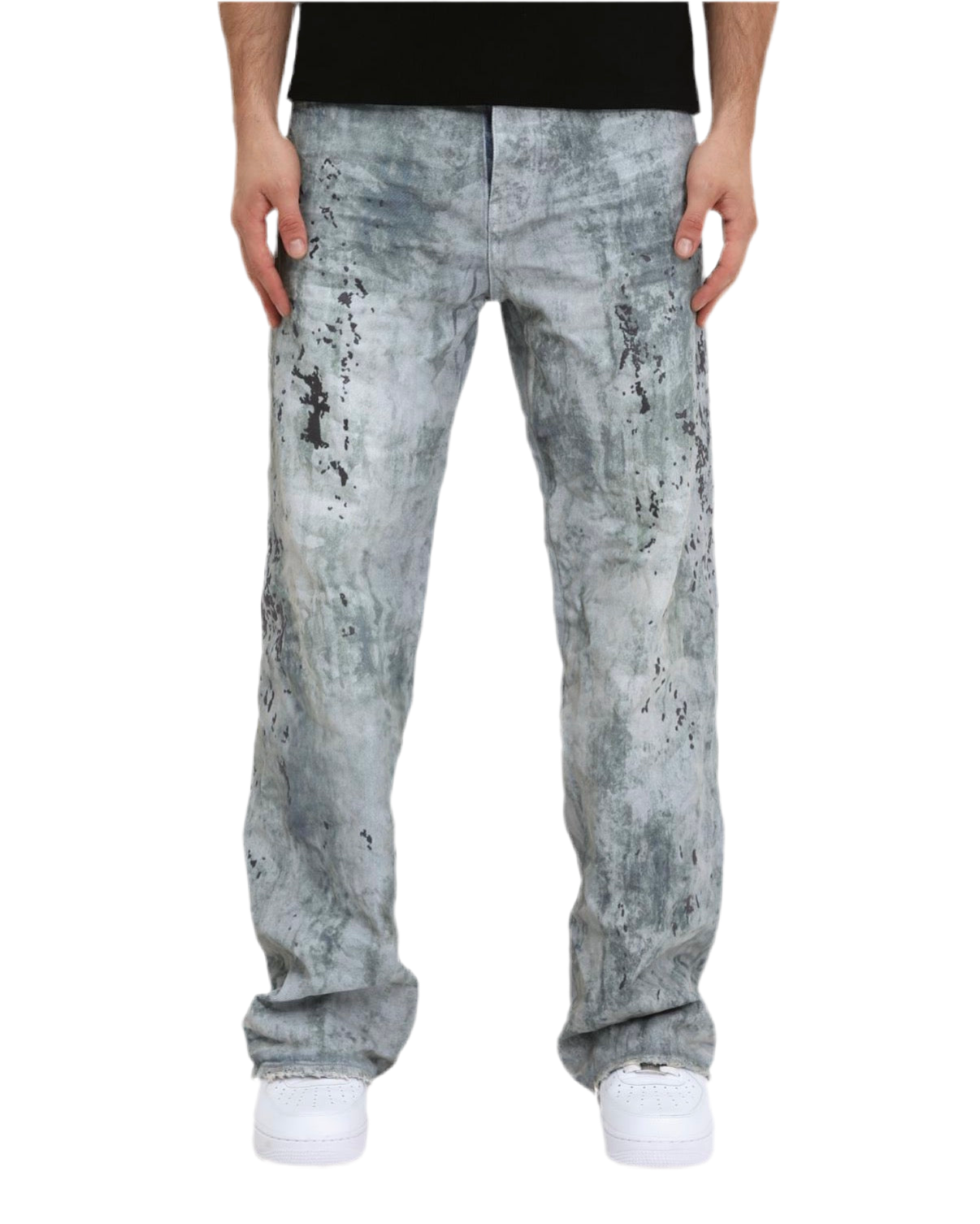 Purple Brand P018 Worn Camouflage Denim