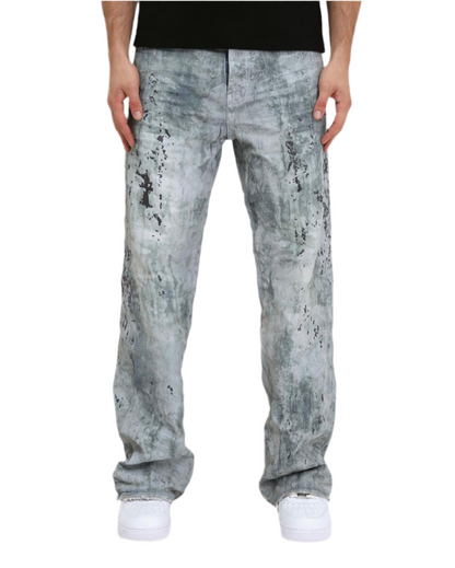 Purple Brand P018 Worn Camouflage Denim